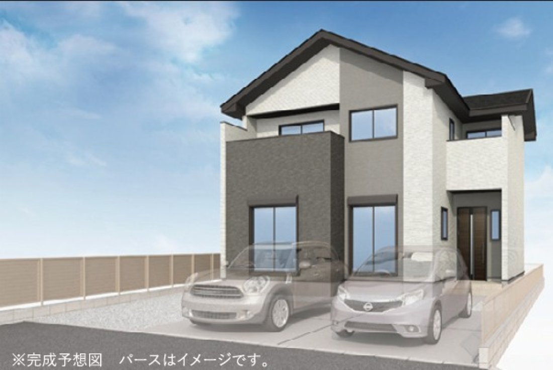 水戸市東台_新築2階建①_4LDK