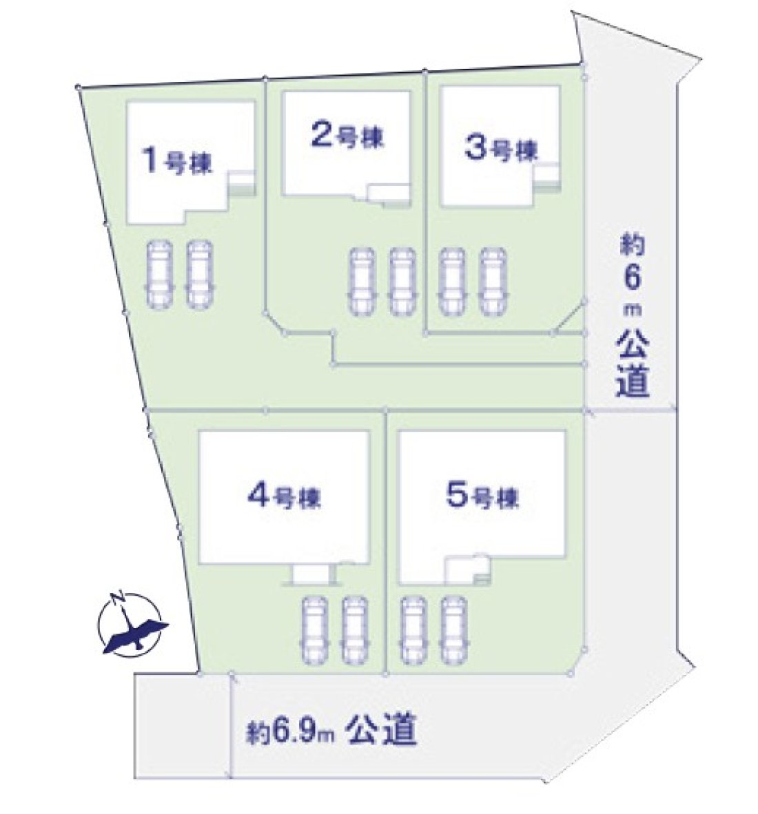 水戸市東台_新築2階建①_4LDK 3