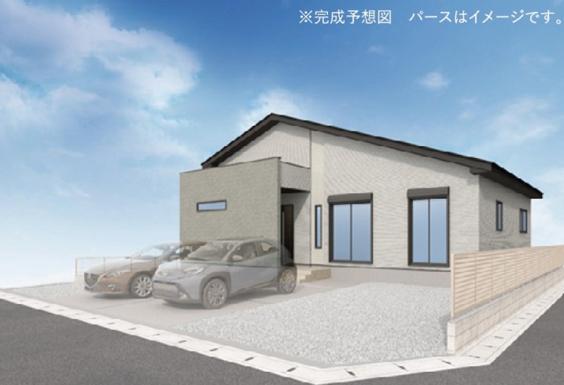 水戸市東台_新築平屋⑤_4LDK