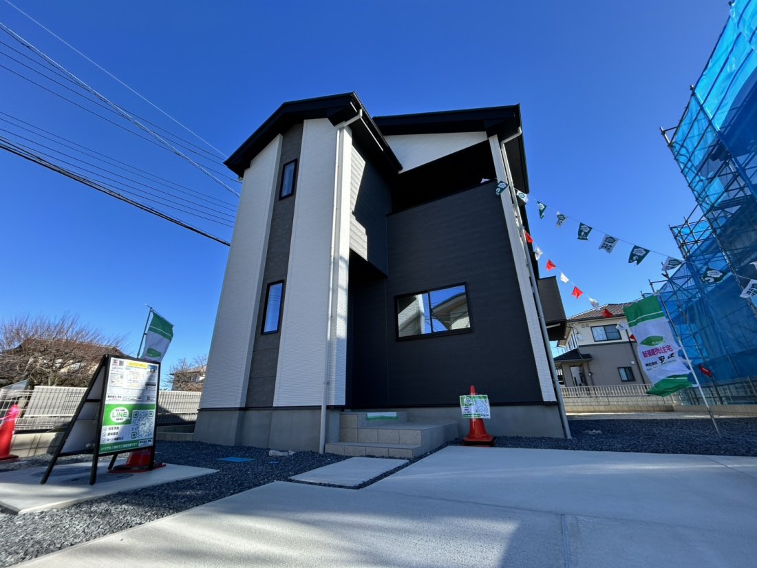 【限定1棟！】1/10お値下げしました！ひたちなか市高場_2階建て4LDK＿25年12月末に完成した新築物件です。